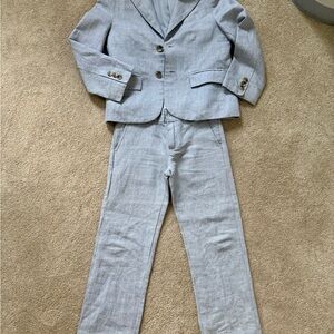 Gray Two-Piece Suit Set by Janie & Jack 
Top size 6, bottom size 5